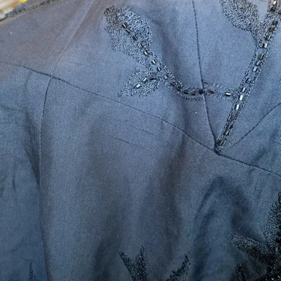 Tracy Reese Silk Cocktail Dress Black Sz 8 - Picture 8 of 8